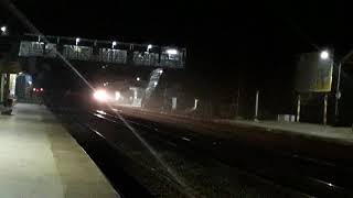 AZIMGANJ - HOWRAH 13018 DN GANADEVETA EXPRESS AT PRANTIK with HOWRAH WAP4