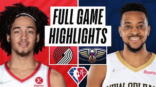 TRAIL BLAZERS at PELICANS | FULL GAME HIGHLIGHTS | April 7, 2022