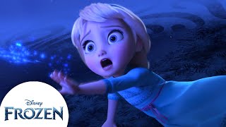 Anna and Elsas Accident in the Great Hall | Frozen