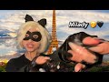 1 Minute ASMR~ There’s something in your eye (cat noir tingles) 🐈‍⬛💚