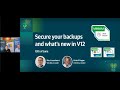 VUG BeLux: Secure your backups and what’s new in V12