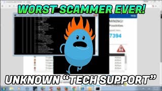 Tech Support Scam / Worst scammer ever!?!? - 1-888-969-0708 - Unknown