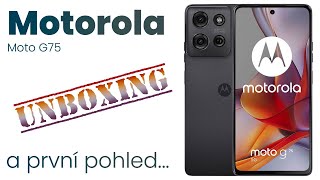 Motorola Moto G75 5G - Unboxing a první pohled