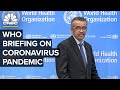 World Health Organization holds a briefing on the coronavirus outbreak – 7/10/2020