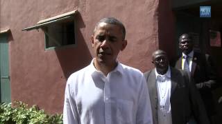 President Tours Maison Des Esclaves on Gorée Island