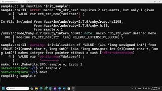 Extension ruby in c