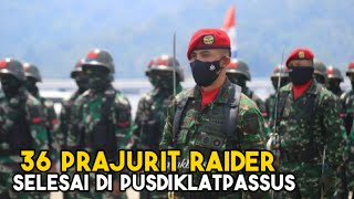 36 Prajurit Yonif Raider 900/SBW  Selesai melaksanakan di Pusdiklatpassus