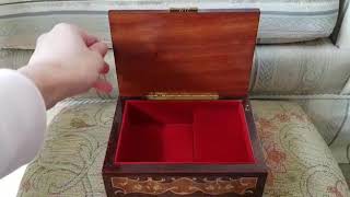 Vintage sankyo music wooden box