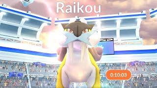 Fighting Raikou Pokémon go