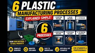 Plastic Manufacturing Processes Explained in 5 min @Plastic engineering