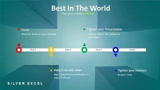 How to create Best PowerPoint Slide design in the World Challenge | ppt | Timeline template