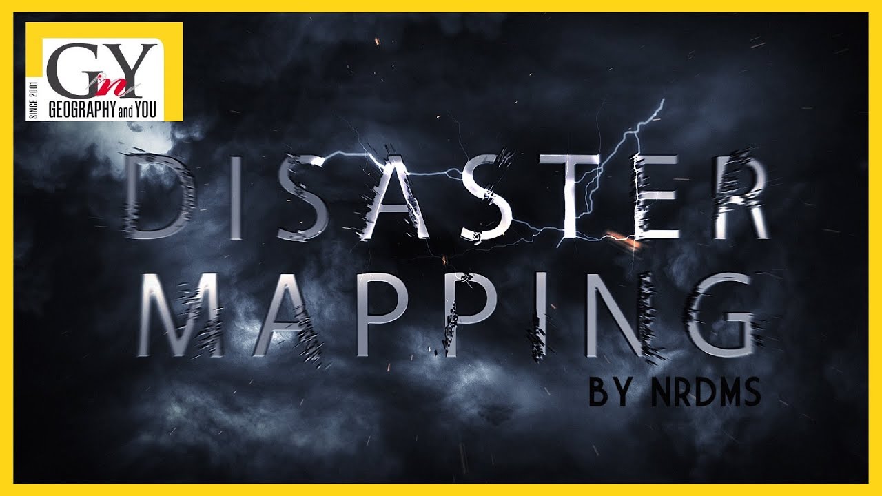 Geo Spatial Applications For Disaster Mapping By Nrdms Youtube