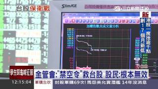 「禁空令」無效！台股崩盤爆跌581點│三立新聞台