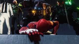 Spider-Man PS4 - Spiderman vs Sinister 6 Bosses Epic Cutscene (Marvel's Spiderma