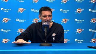 Mark Daigneault SOUNDS OFF on Shai Gilgeous-Alexander’s CAREER-HIGH 54 PTS| Thunder Postgame 1.22.25