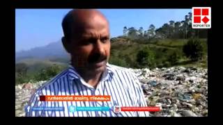 waste dumping to the area near Anayirangal DAM at Munnar │Reporter Live