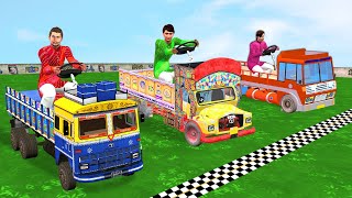 Mini Truck Race Challenge Amazing Truck Challenge Comedy Video Hindi Kahani New Funny Comedy Stories