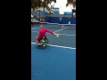 Esther Vergeer Practicing At Australian Open 2011