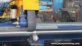 Stainless steel pipe surface polishing machine-China Jotun round tube external grinding machine