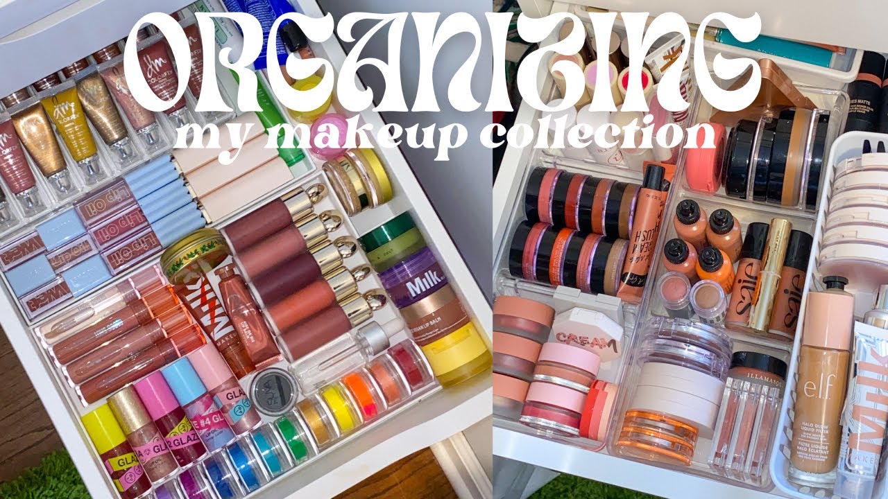 Organizing My Makeup Collection January 2023 Youtube