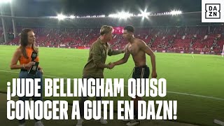 Guti y su momentazo con los jugadores del Real Madrid en DAZN: ¡Bellingham quiso conocerlo!