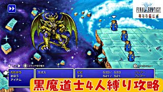 【FF1ピクセルリマスター】必見！黒魔道士４人縛り攻略【カオス神殿編】