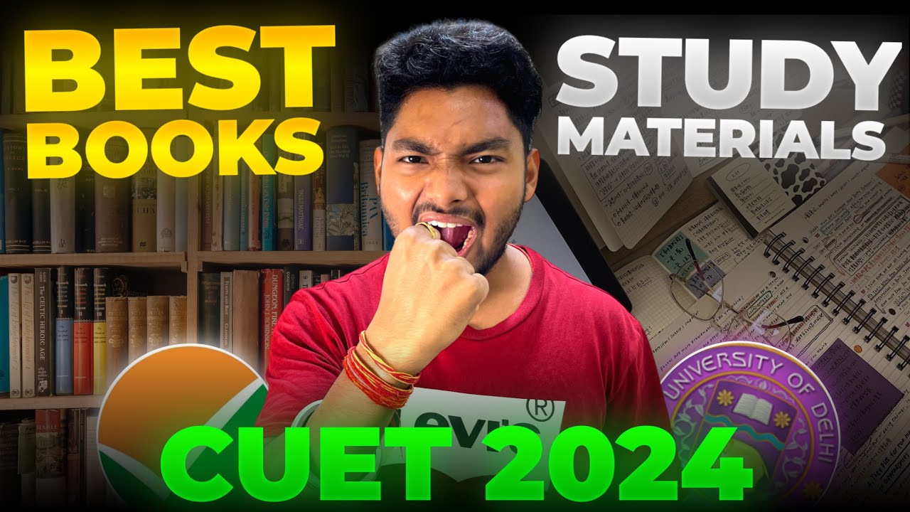 CUET 2024 UPDATE 🔥 LIST OF BOOKS & STUDY MATERIALS 📚😳 For DU Admission ...