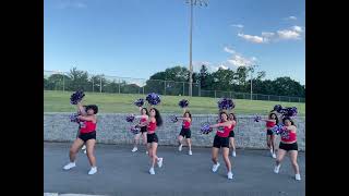 Jersey Sharks Dance Team Rehearsal video - Sideline A