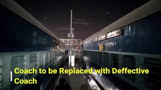 How to do Shunting of train - Coupling \u0026 Decoupling (Detachment) of Un-healthy Coaches at Yard