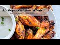 Crispy Chicken Wings in less than 15 minutes 😮‍💨 #airfryer #airfryerrecipes #chickenwings