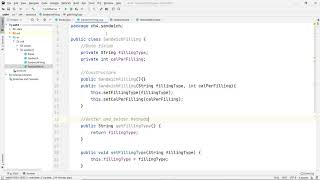 Java Programming 1 - Unit 4 Sandwich Assignment Solution
