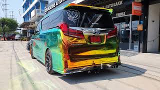 ตะขอลากเรือ toyota alphard หัวบอลลากพ่วง โตโตต้า อัลพาร์ด คานลากเรือ หางลาก เทรลเลอร์ลาก ห่วงลาก