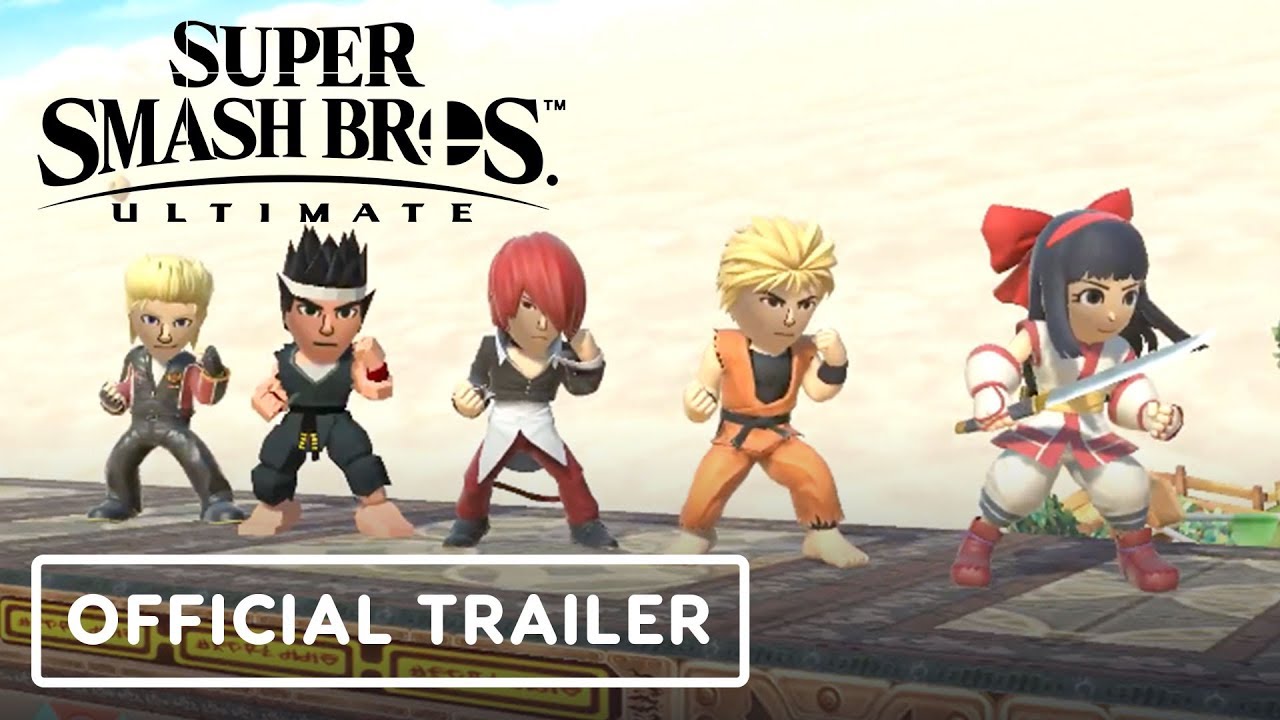 Super Smash Bros. Ultimate - Official Mii Fighter Costumes Trailer ...