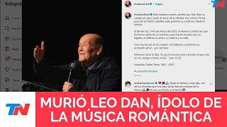 MURIÓ LEO DAN I El cantante santiagueño tenía 82 años y fue un ícono de la música romántica