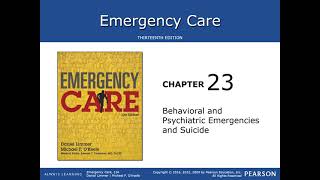Chapter 23 Behavioral, Psychiatric, Suicide