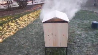 Wędzarnia ogrodowa drewniana | Wooden garden smokehouse