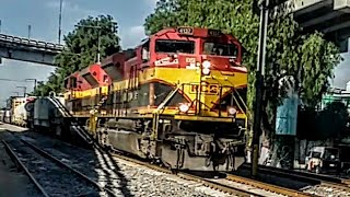 kcsm 4137 - SD70ACE y la 4138 - SD70ACE ( Mercatil escobedo )