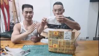 第七批飞石钛合金卡缝弹弓好了！弓友们看看漂亮吗？还有4把大炮 #弹弓 #练习 #测试 #测试