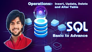 INSERT UPDATE, DELETE & ALTER Table inSQL With Example | SQL Tutorial in Hindi