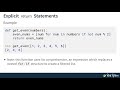 The Python return Statement: Implicit and Explicit return
