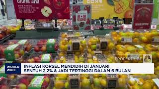 Inflasi Korsel di Januari 2025 Sentuh 2,2% \u0026 Tertinggi Dalam 6 Bulan