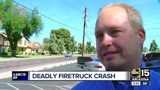 3 dead, 3 firefighters hurt after truck, fire engine collide