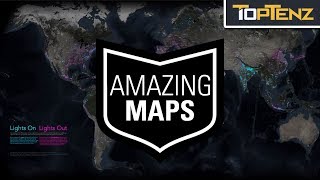 10 AMAZING Maps of the Modern World and Beyond