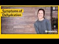 Symptoms of Dehydration