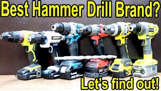 Best Hammer Drill Brand? Milwaukee, Dewalt, Makita, Ryobi, Hart, & Cacoop