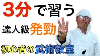 『太極拳入門』3分で出来る達人級発勁の打ち方教室