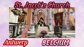 Sint-Jacob's Church of Antwerp, Belgium. (Peter Paul Ruben's grave in the Eastern Chapel)