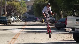 California teen breaks world record in ‘bike surfing’