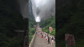 Exploring the Mystical Gate of Heaven at Tianmen Mountain, China #china #gateofheaven #chinagate