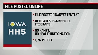 Iowa HHS data breach affects nearly 7,000 people, officials say